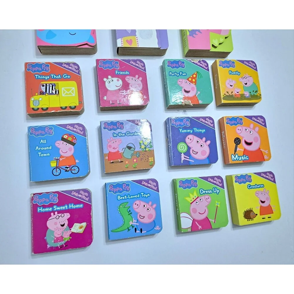 Peppa Pig Mini Books Lot of 15 Look N Find Pictures